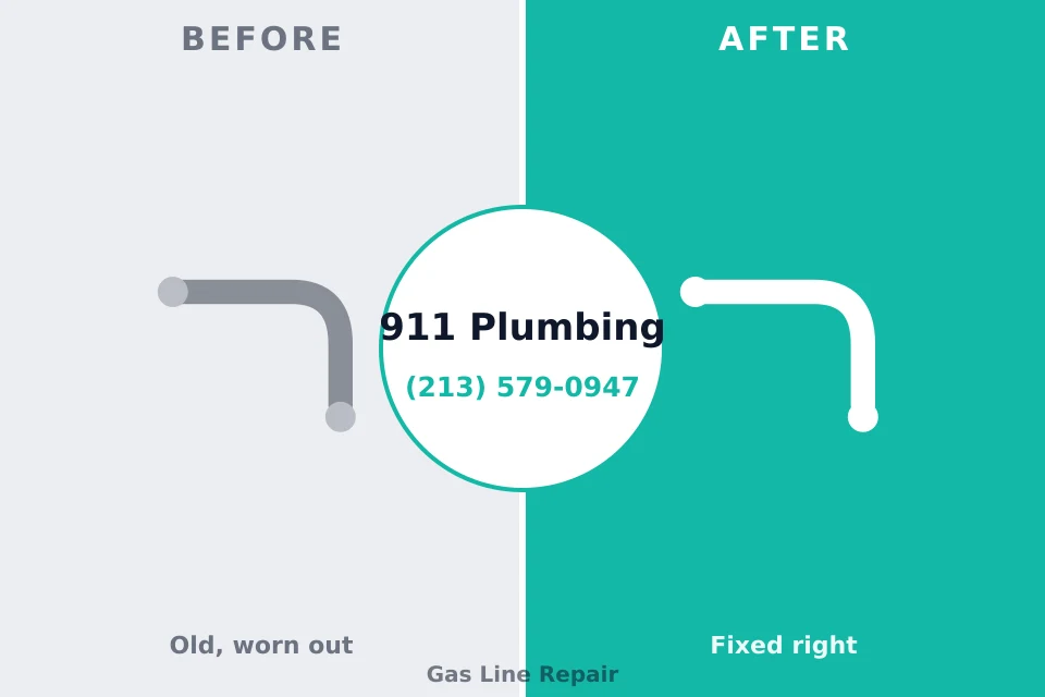 Before and after: plumbing repair Kachina Village, AZ